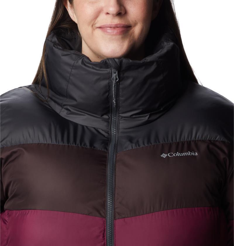 Puffect Color Blocked Jacket - Plus - Womens - Marionberry / New Cinder / Shark 6