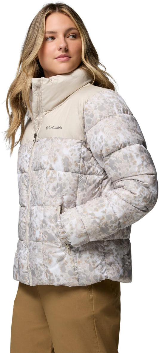 Puffect III Printed Jacket - Womens - dark stone dyecamo / dark stone 1