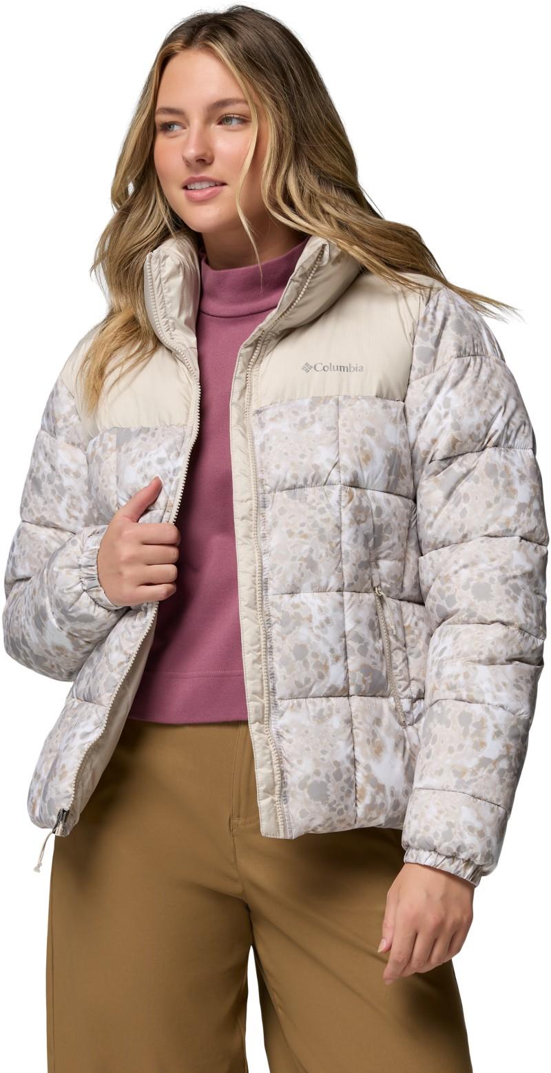 Puffect III Printed Jacket - Womens - dark stone dyecamo / dark stone 1