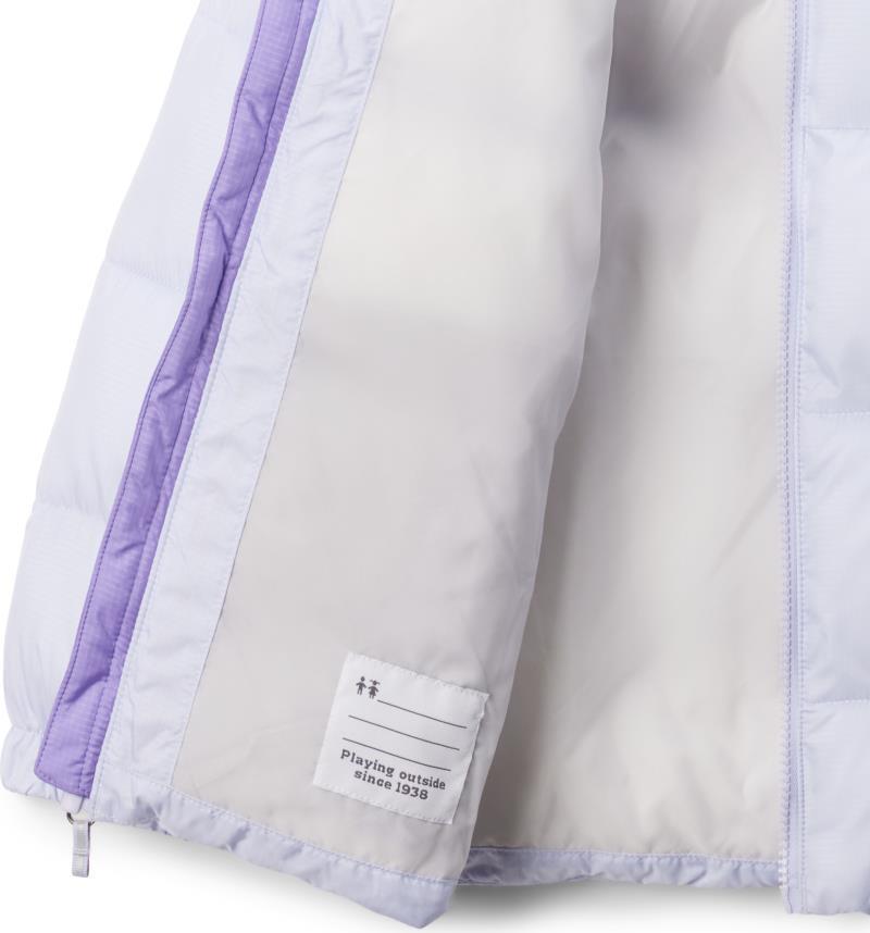 Puffect II Jacket - Youth - Snowdrift / Paisley Purple 3