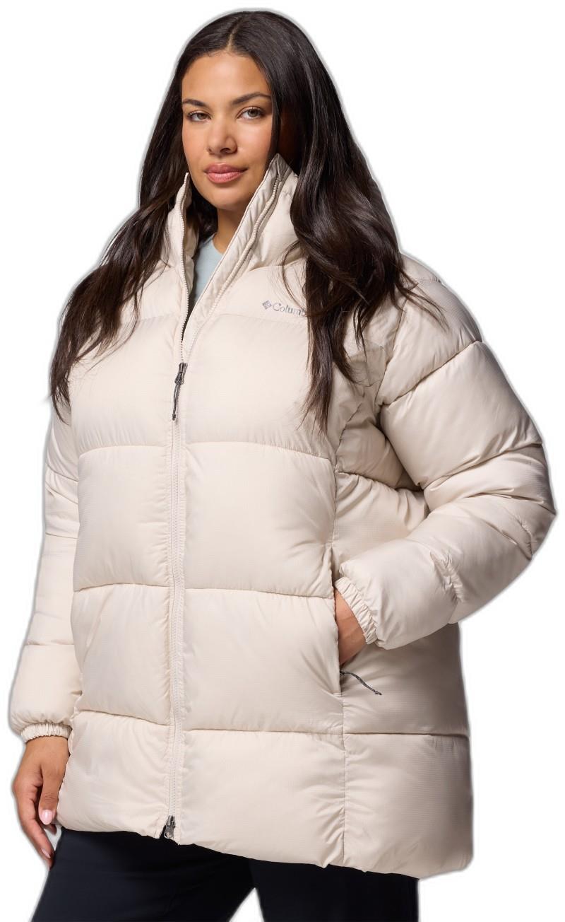 Puffect II Mid Hooded Jacket, Extended - Womens - dark stone 1