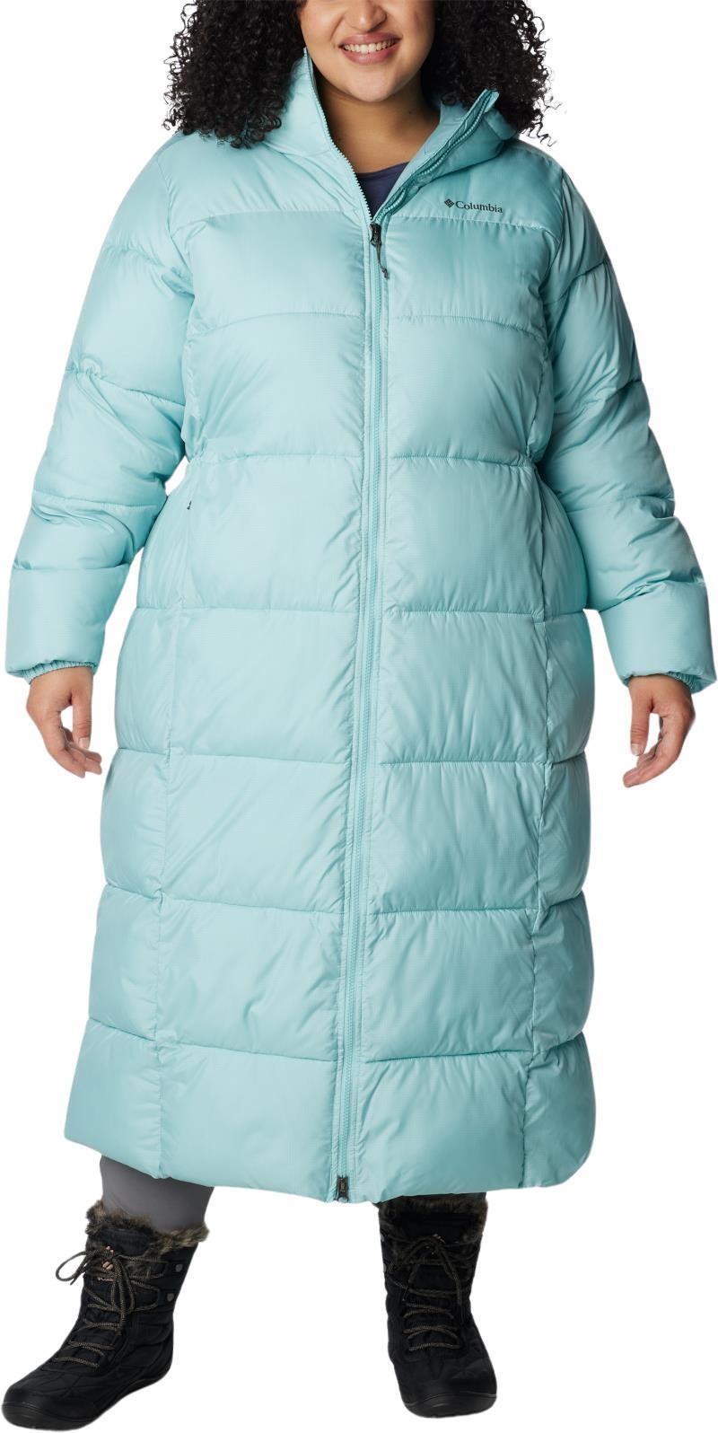 Puffect Long Jacket - Plus - Womens - Aqua Haze 1