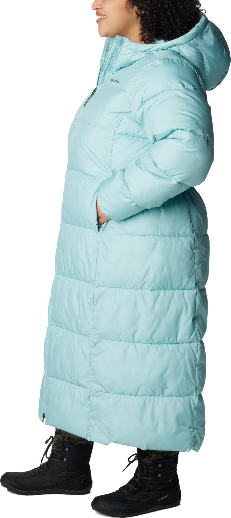 Puffect Long Jacket - Plus - Womens - Aqua Haze 2