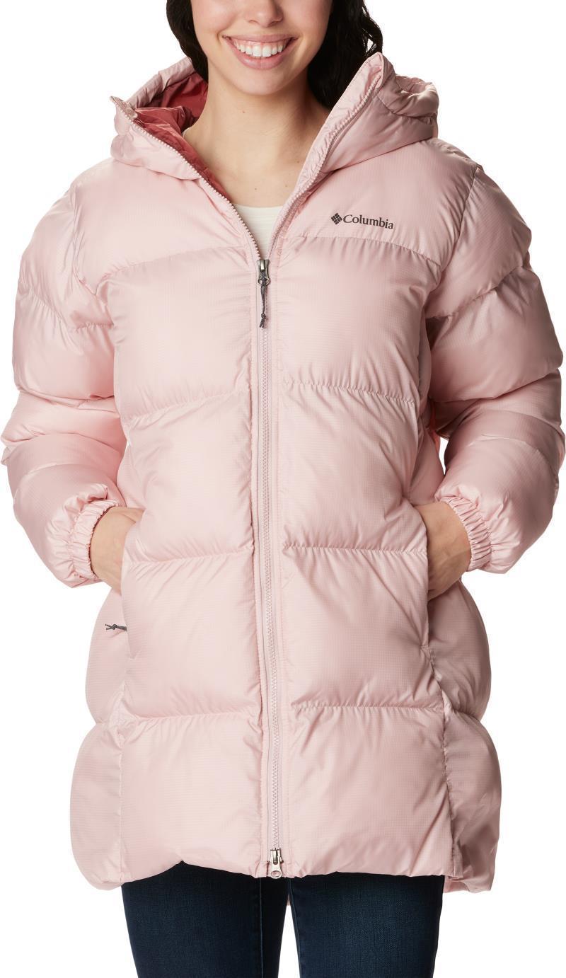 Puffect Mid Hooded Jacket - Womens - Dusty Pink 1