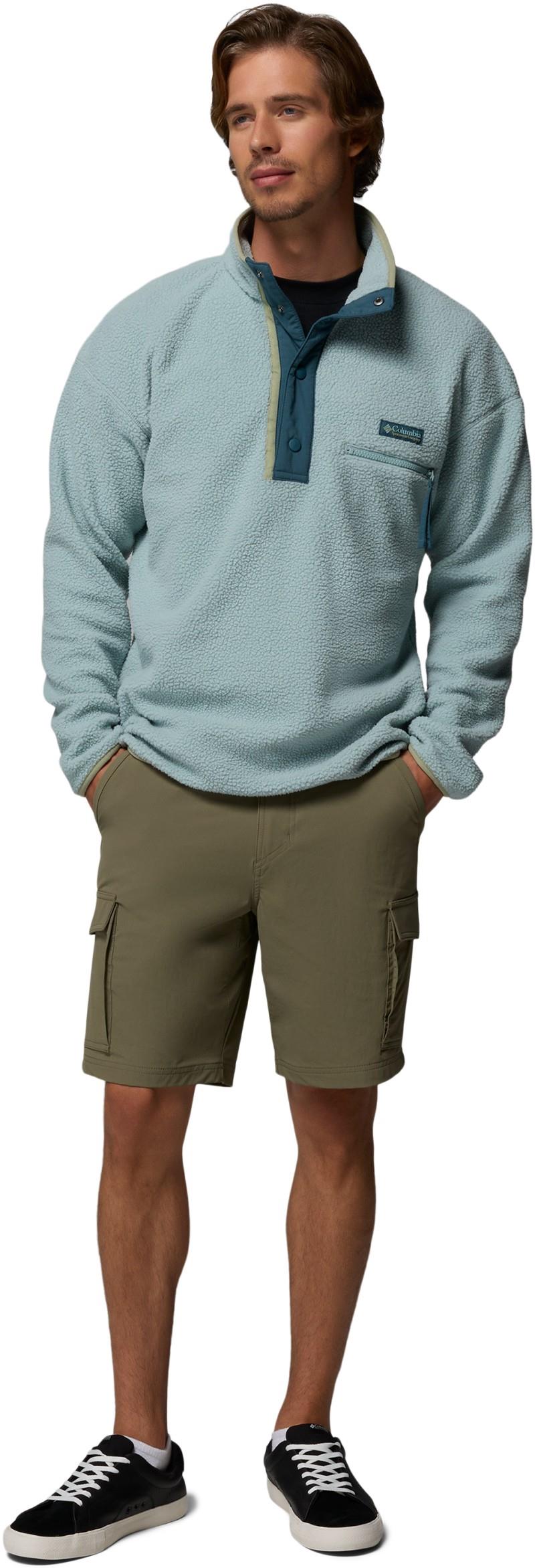 ROC Tech Cargo Shorts, 9" Inseam - Mens - stone green 1