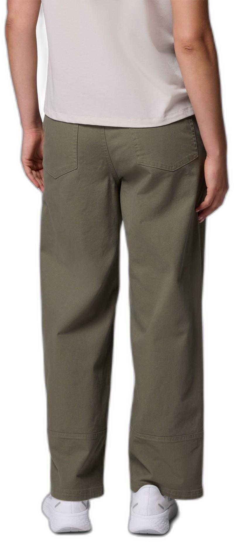 ROC Wide Leg Pants, Long - Womens - stone green 1