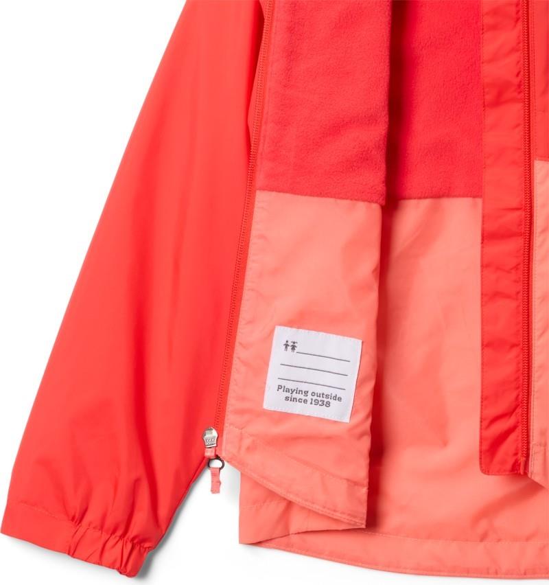 Rain-Zilla II Jacket - Youth Girls - poppy red / hot coral 1
