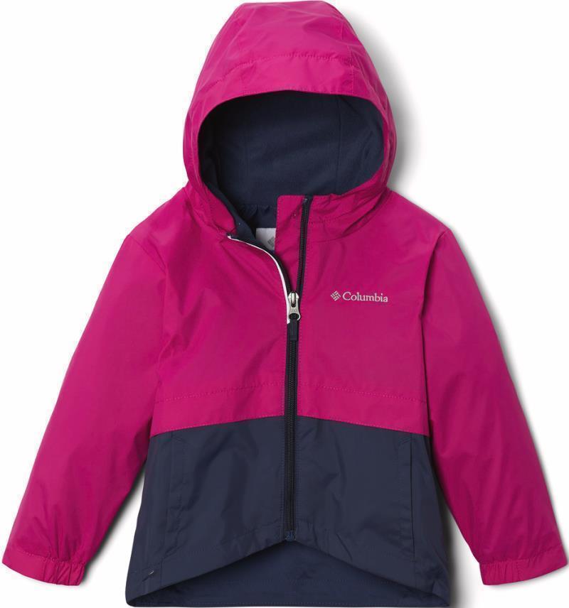 Rain-Zilla Jacket - Toddler Girls - Wild Fuchsia / Nocturnal 1