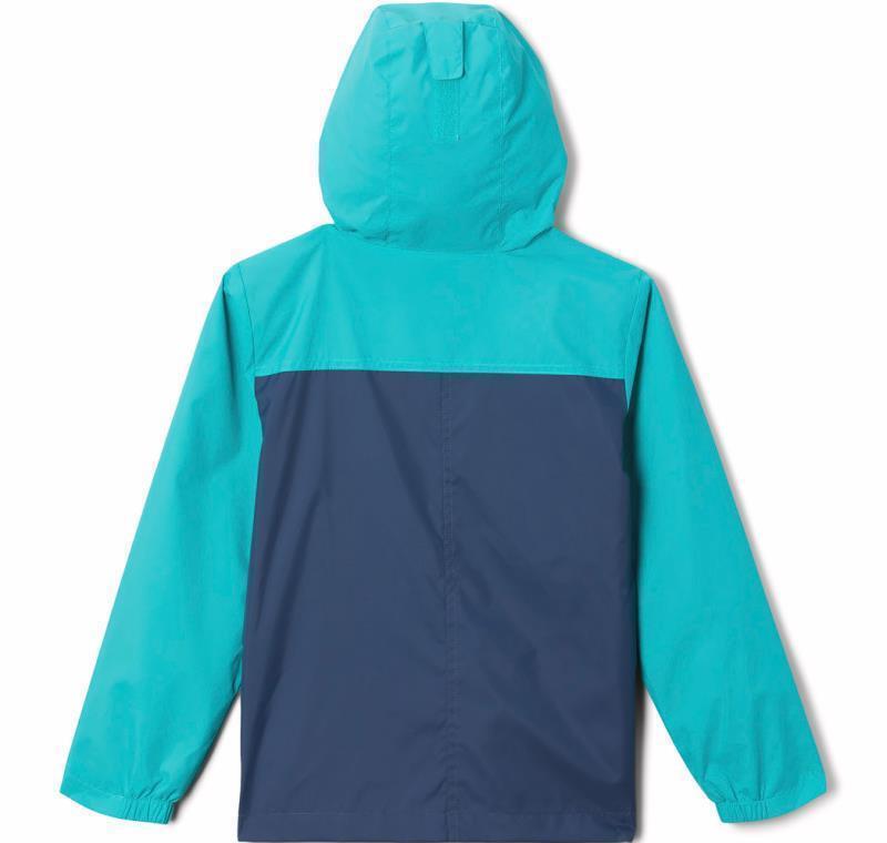 Rain-Zilla Jacket - Youth Boys - Bright Aqua / Dark Mountain 2