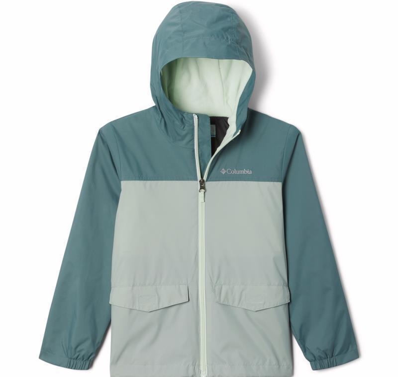 Rain-Zilla Jacket - Youth Boys - Metal / Niagara 1