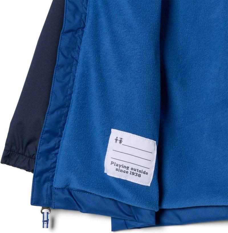 Rainy Trails III Fleece Lined Jacket - Toddler Boys - mountain blue / collegiate navy 1