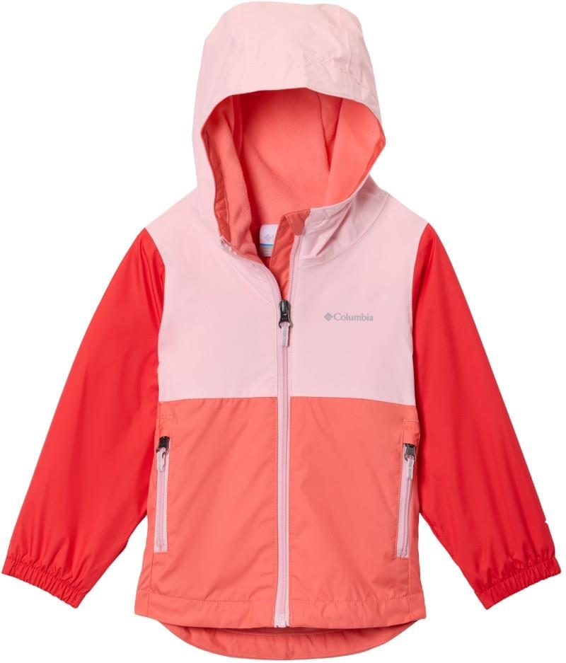 Rainy Trails III Fleece Lined Jacket - Toddler Girls - hot coral / satin pink / poppy red 1
