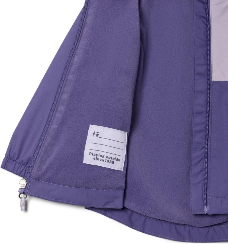Rainy Trails III Fleece Lined Jacket - Toddler Girls - stormwatch / lavender pearl 1