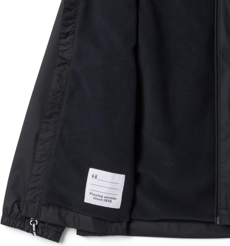Rainy Trails III Fleece Lined Jacket - Youth Boys - black 1