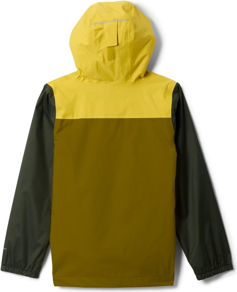 Rainy Trails III Fleece Lined Jacket - Youth Boys - mossy green / antique moss / greenscape 1