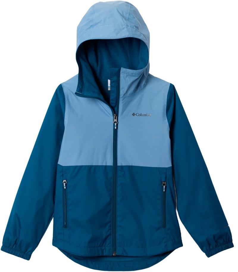Rainy Trails III Fleece Lined Jacket - Youth Girls - phoenix blue / rainy day 1