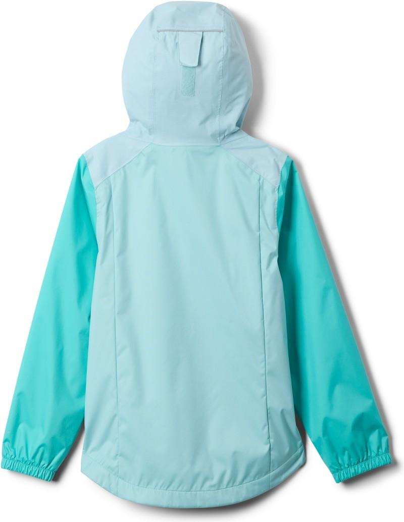 Rainy Trails III Fleece Lined Jacket - Youth Girls - spray / marine light / dolphin 1