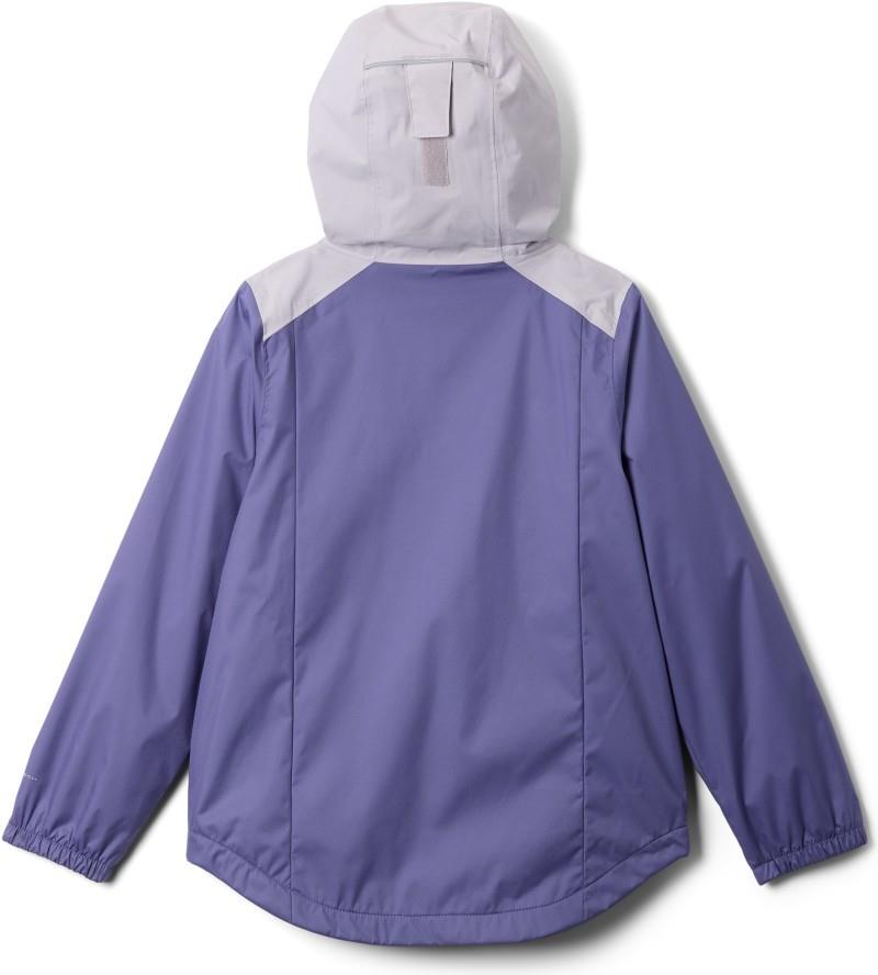 Rainy Trails III Fleece Lined Jacket - Youth Girls - stormwatch / lavender pearl 1