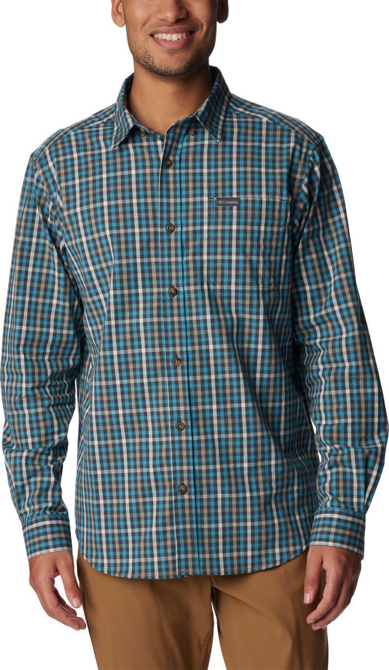 Rapid Rivers II LS Shirt - Mens - Shark Everyday Gingham 1