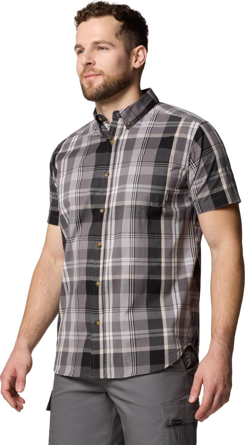 Rapid Rivers II SS Shirt - Mens - city grey multi plaid 1