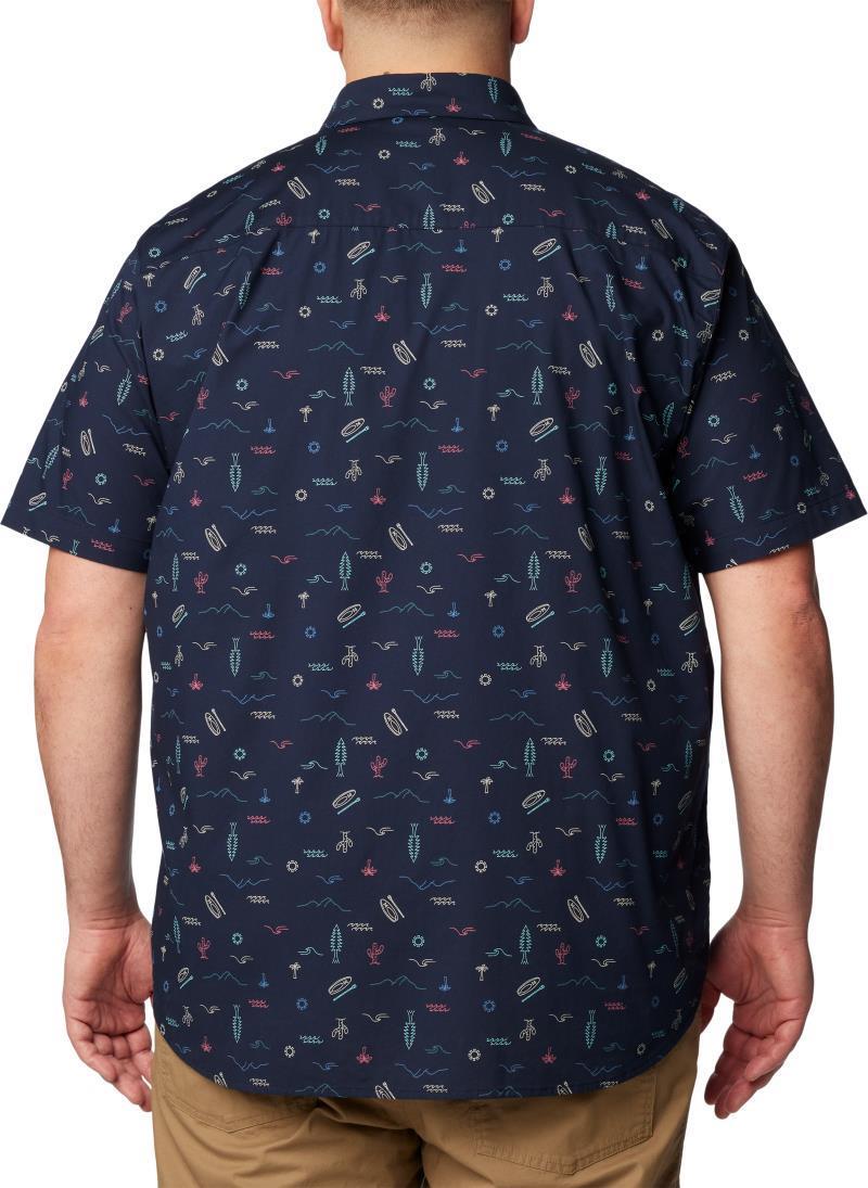 Rapid Rivers Printed SS Shirt, Extended - Mens - Collegiate Navy Explorer 2