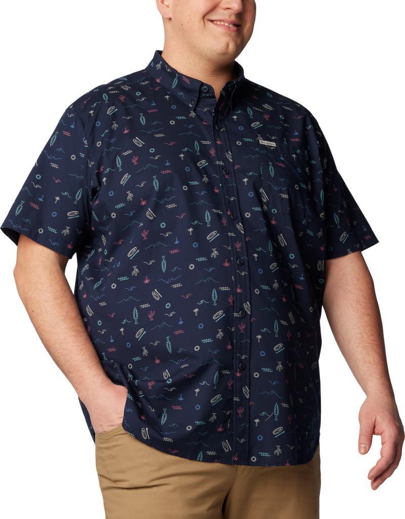 Rapid Rivers Printed SS Shirt, Extended - Mens - Collegiate Navy Explorer 3