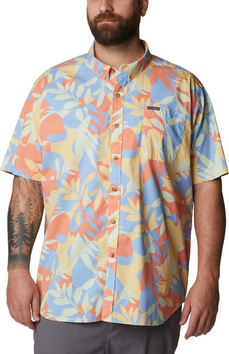 Rapid Rivers Printed SS Shirt, Extended - Mens - Cornstalk Floriated 1
