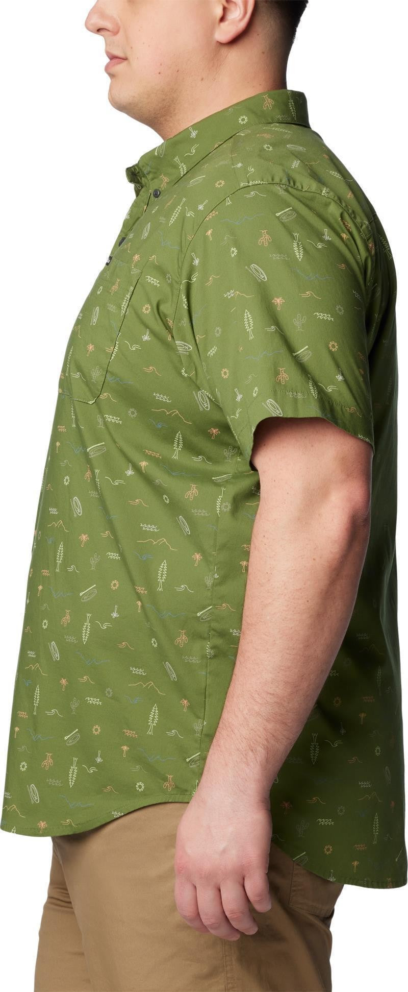 Rapid Rivers Printed SS Shirt, Extended - Mens - canteen explorer 1