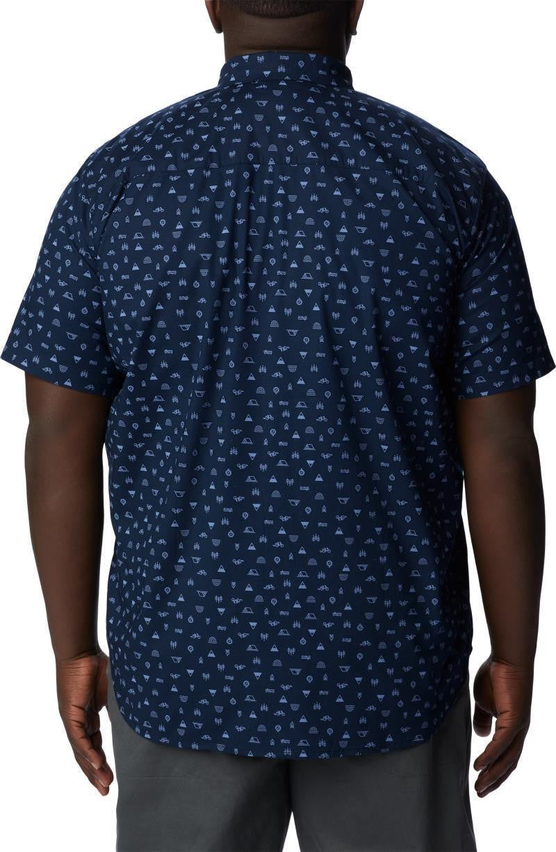 Rapid Rivers Printed SS Shirt, Extended - Mens - collegiate navy camp icon 1