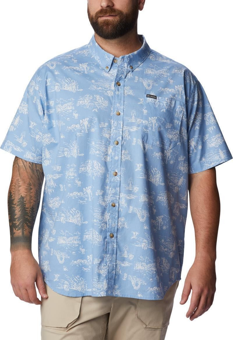 Rapid Rivers Printed SS Shirt, Extended - Mens - jet stream park trip 1