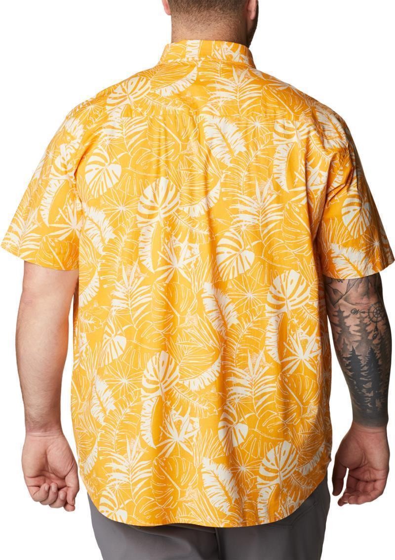 Rapid Rivers Printed SS Shirt, Extended - Mens - mango king palms 1