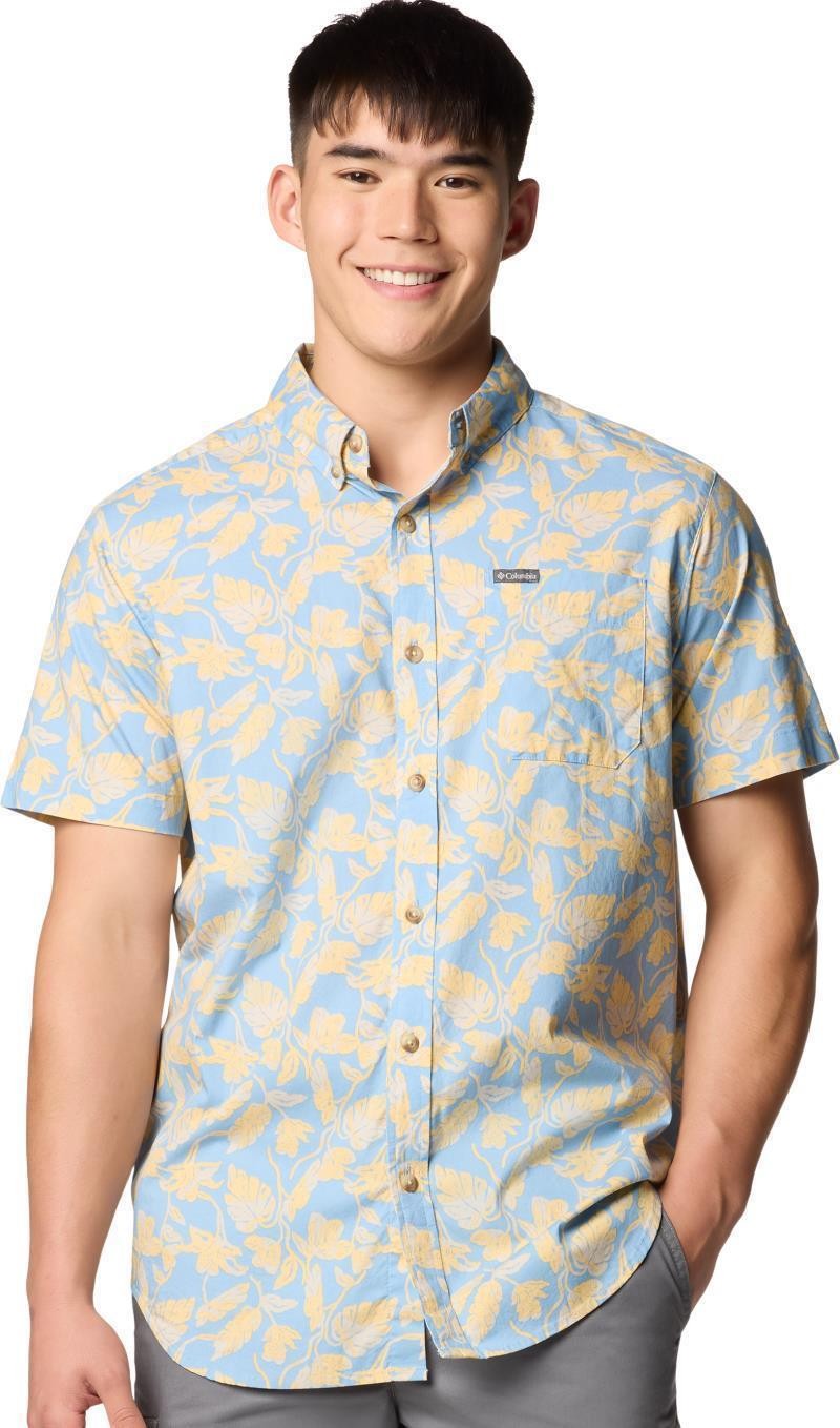 Rapid Rivers Printed SS Shirt, Extended - Mens - ripple blue vined 1