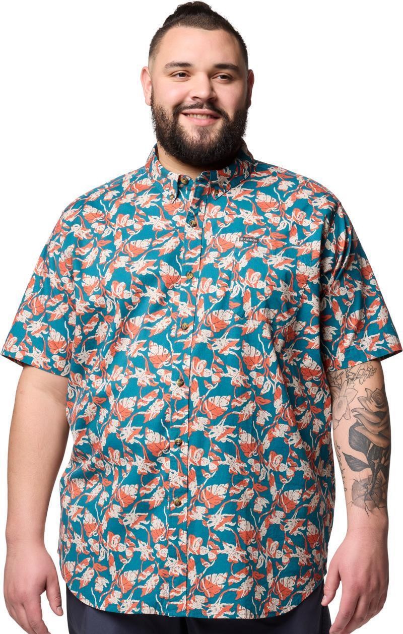 Rapid Rivers Printed SS Shirt, Extended - Mens - river blue vined 1