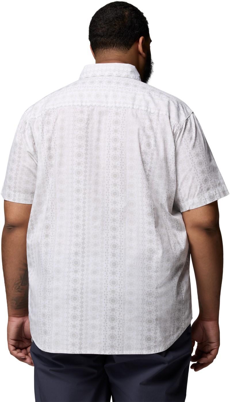 Rapid Rivers Printed SS Shirt, Extended - Mens - white / wildflower 1