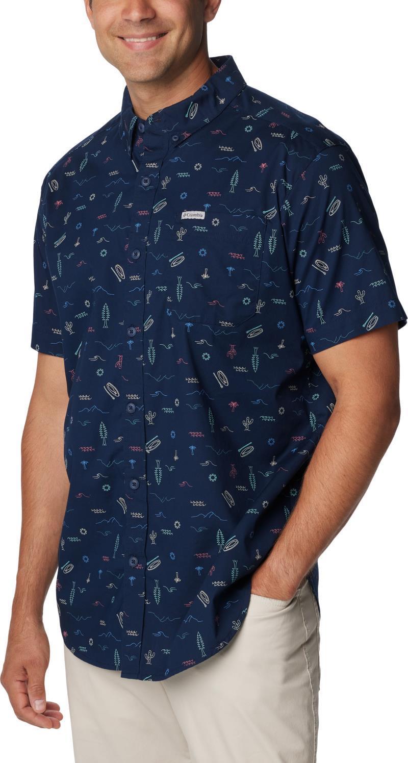 Rapid Rivers Printed SS Shirt - Mens - Collegiate Navy Explorer 3