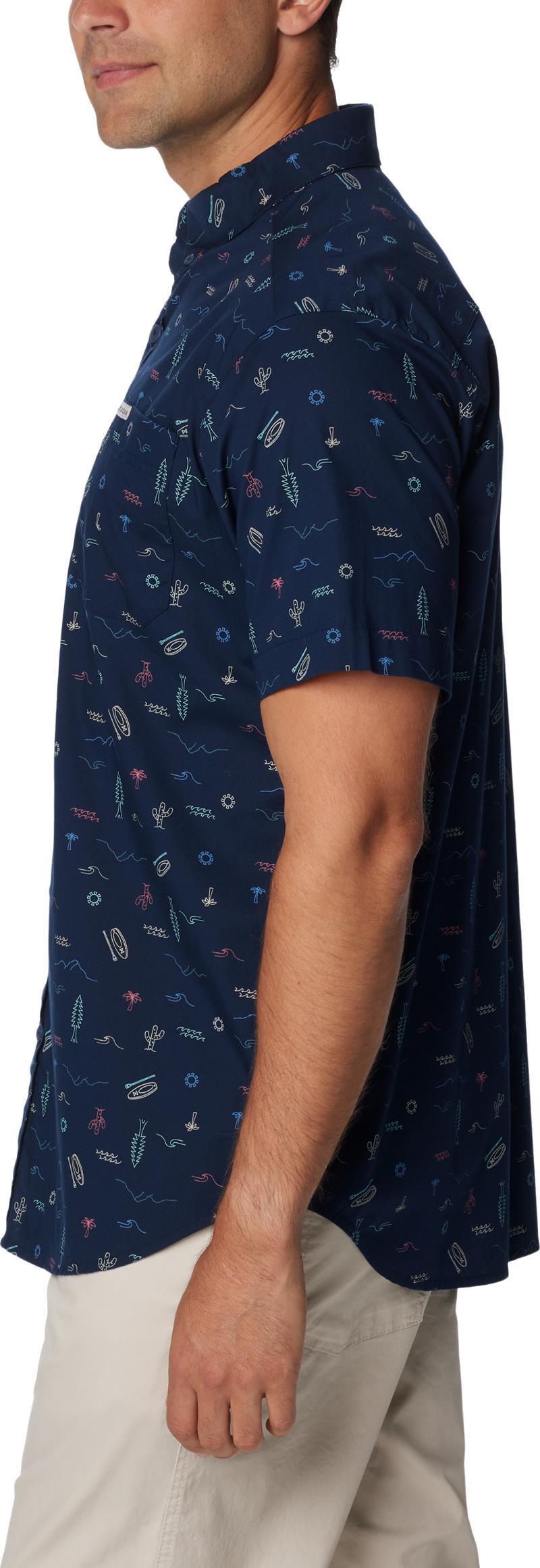 Rapid Rivers Printed SS Shirt - Mens - Collegiate Navy Explorer 4