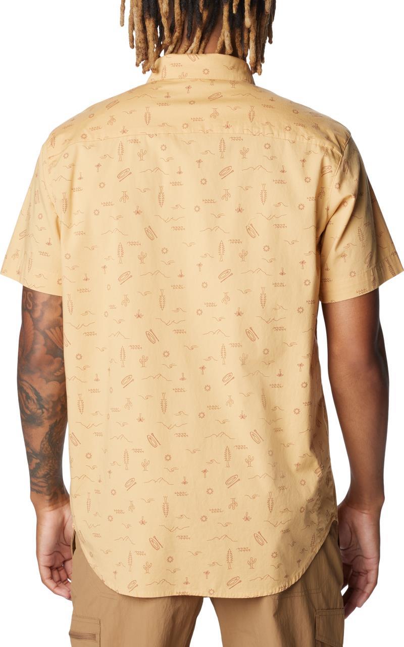 Rapid Rivers Printed SS Shirt - Mens - Light Camel Explorer 2