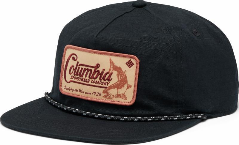 Ratchet Strap Snap Back - Black / West Fish 1