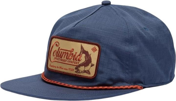 Ratchet Strap Snap Back - dark mountain / west fish 1