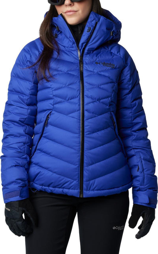 Roaring Fork II Down Jacket, Extended - Womens - Clematis Blue 1