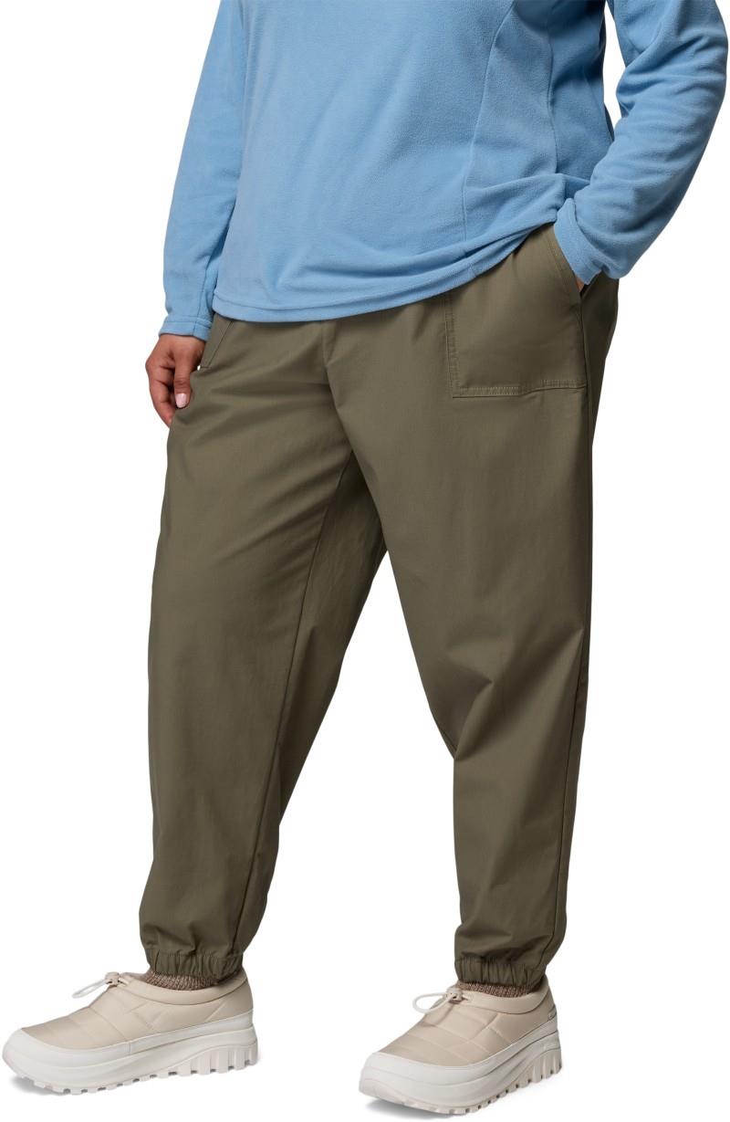 Roc Ripstop Joggers, Long, Extended - Womens - stone green 1