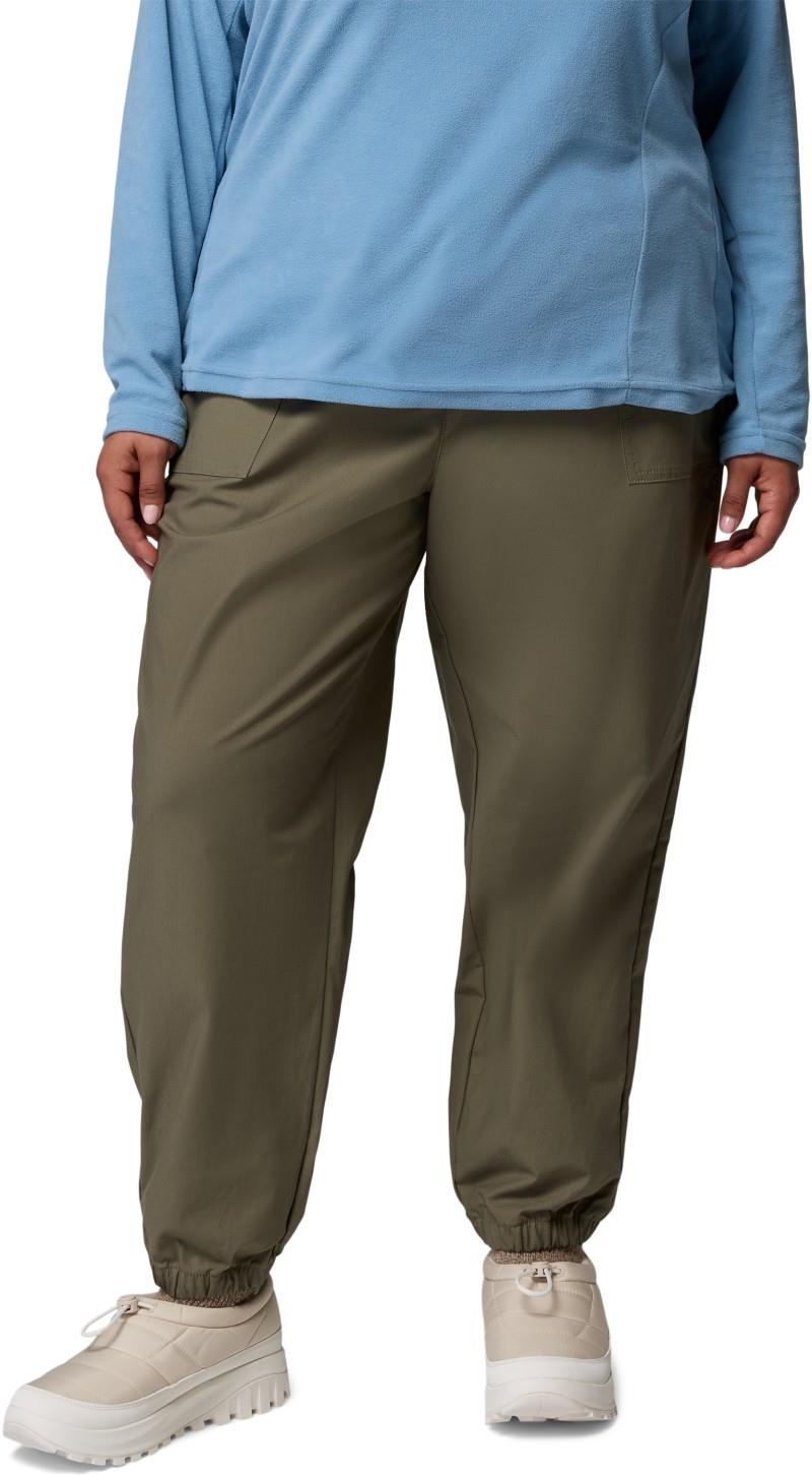 Roc Ripstop Joggers, Short, Extended - Womens - stone green 1