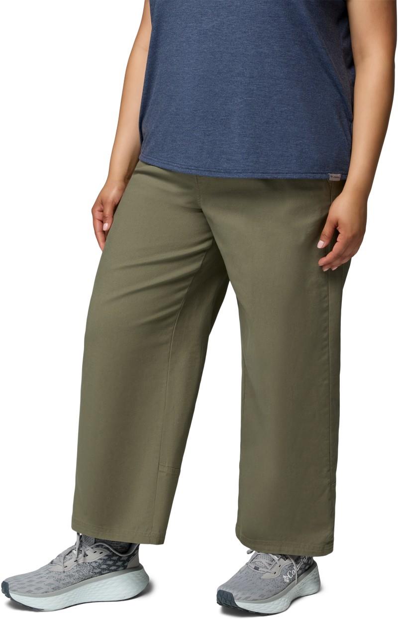Roc Straight Leg Pants, Short, Extended - Womens - stone green 1