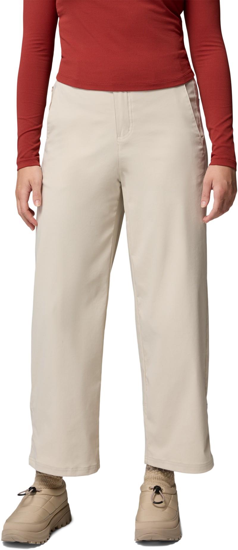 Roc Tech Wide-Leg Pants, Long - Womens - dark stone 1