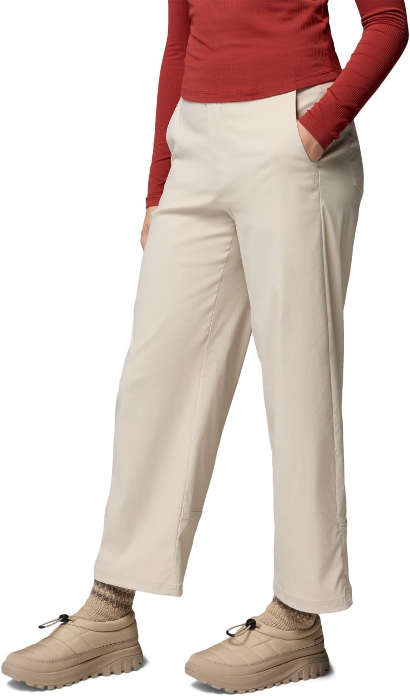 Roc Tech Wide-Leg Pants, Long - Womens - dark stone 1