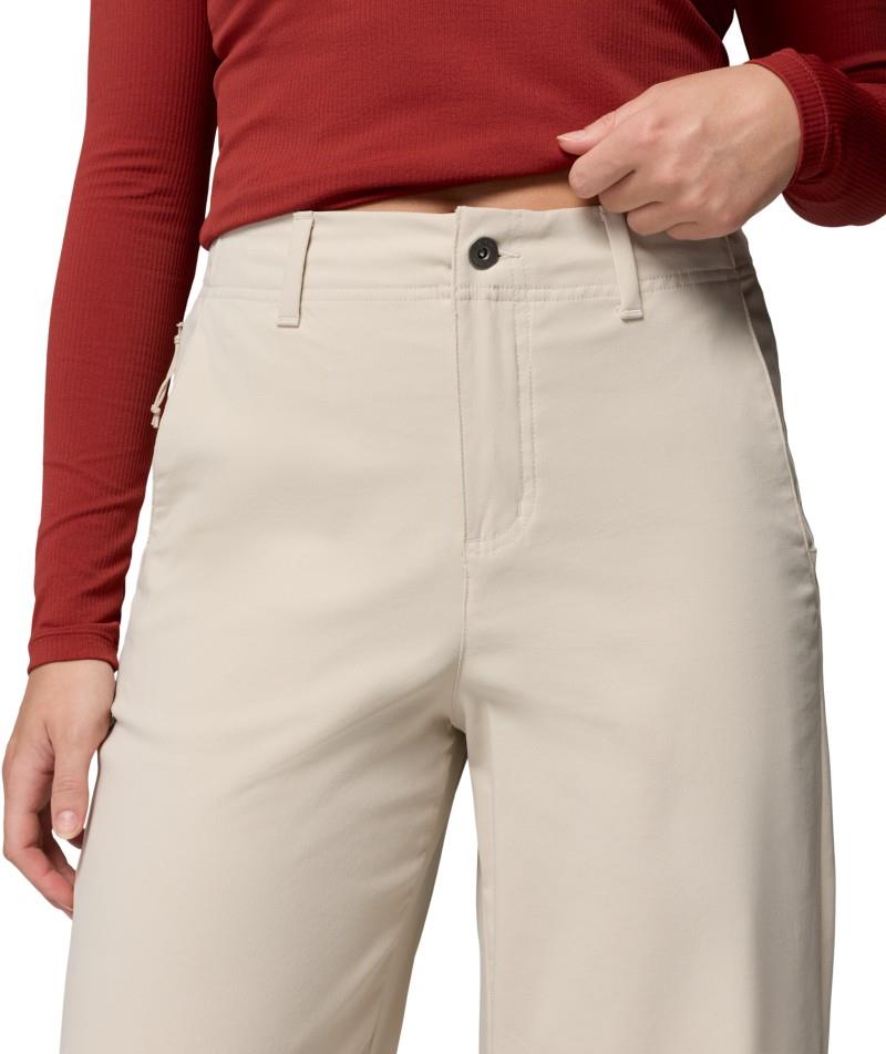 Roc Tech Wide-Leg Pants, Long - Womens - dark stone 1