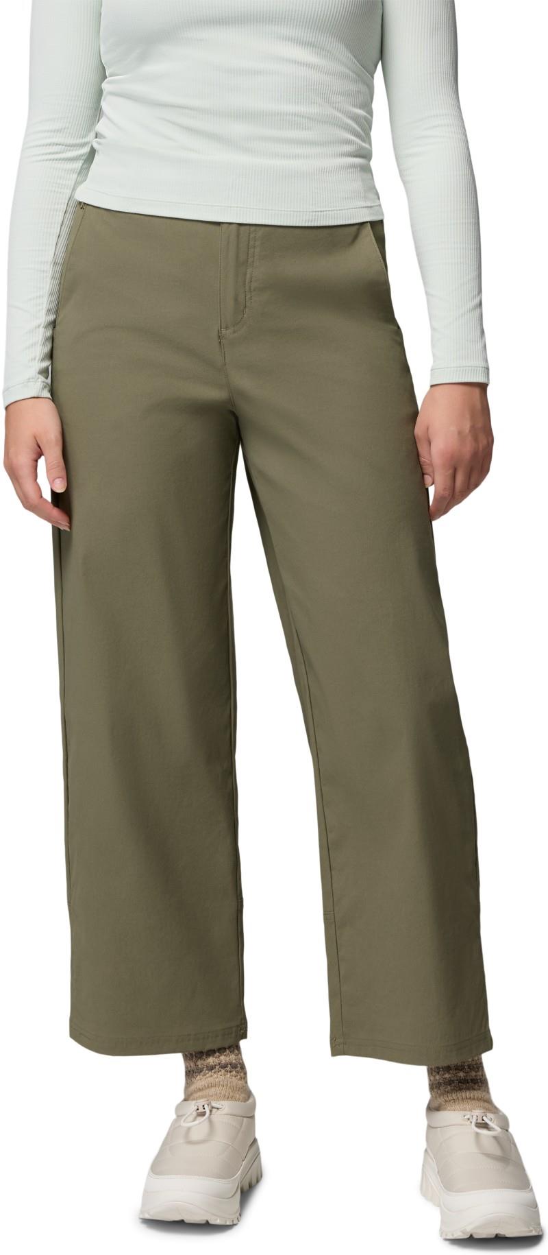 Roc Tech Wide-Leg Pants, Reg - Womens - stone green 1