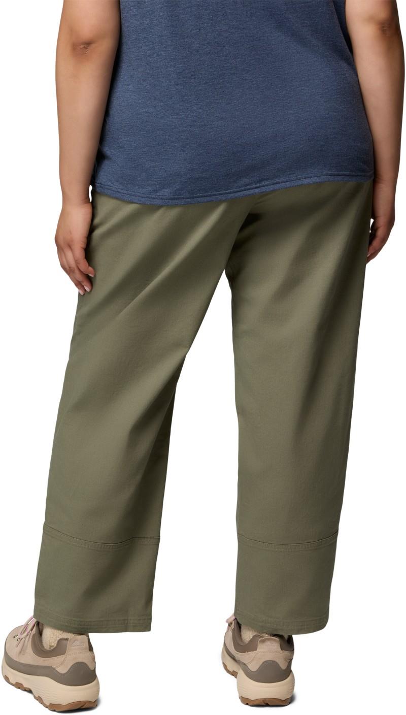 Roc Wide-Leg Pants, Extended - Womens - stone green 1