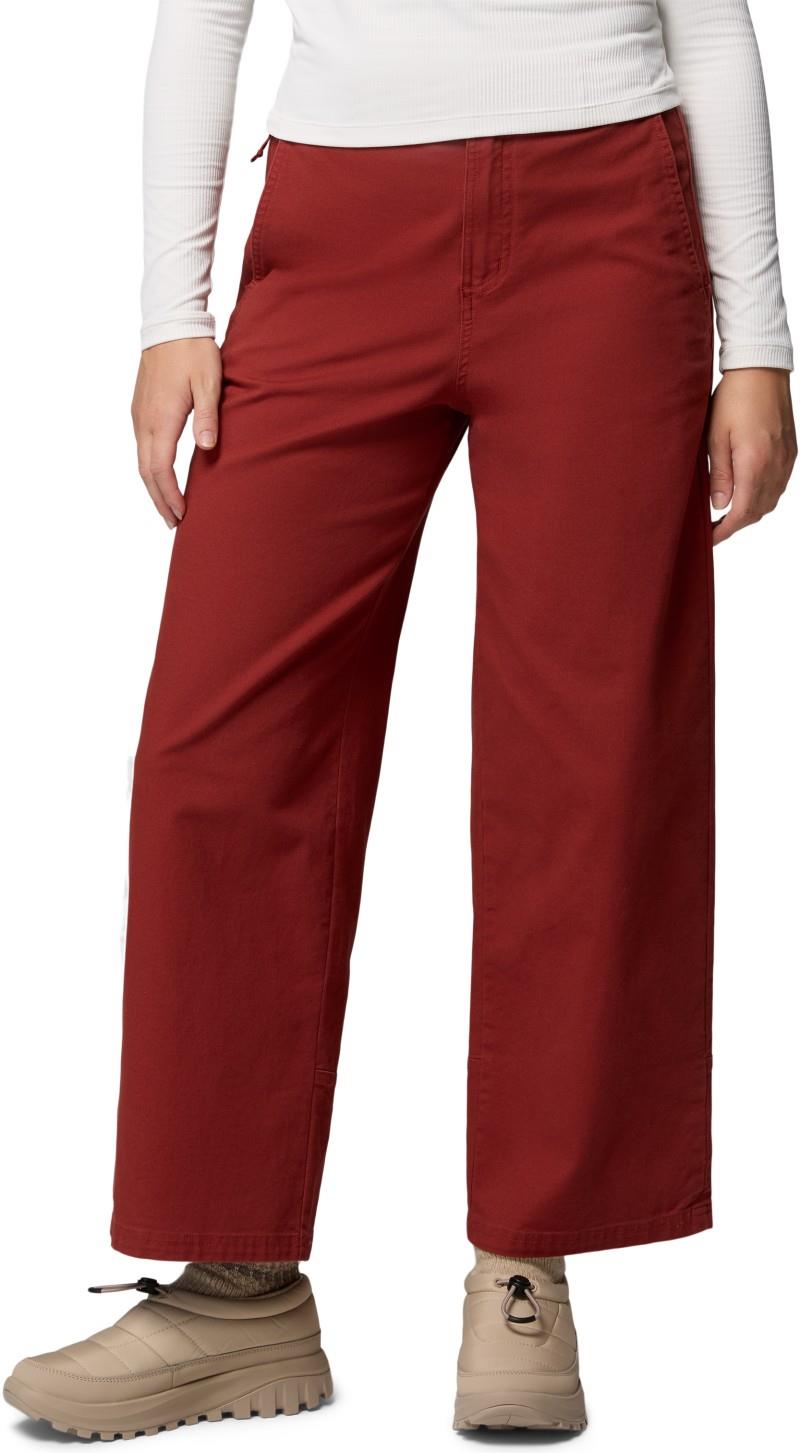 Roc Wide-Leg Pants, Short - Womens - red oxide 1