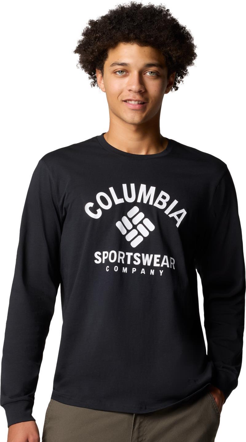 Rockaway River Graphic LS Tee - Mens - black / athletic arch 1